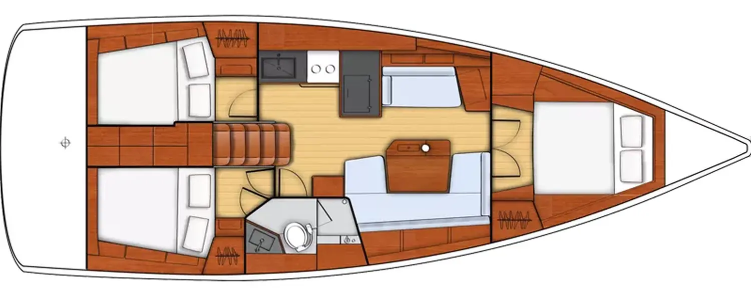 Yacht karte von Yachtschule Fehmarn