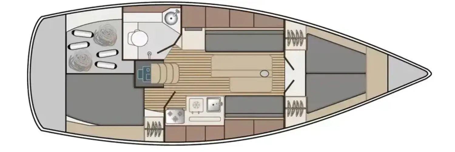 Yacht karte von Yachtschule Fehmarn