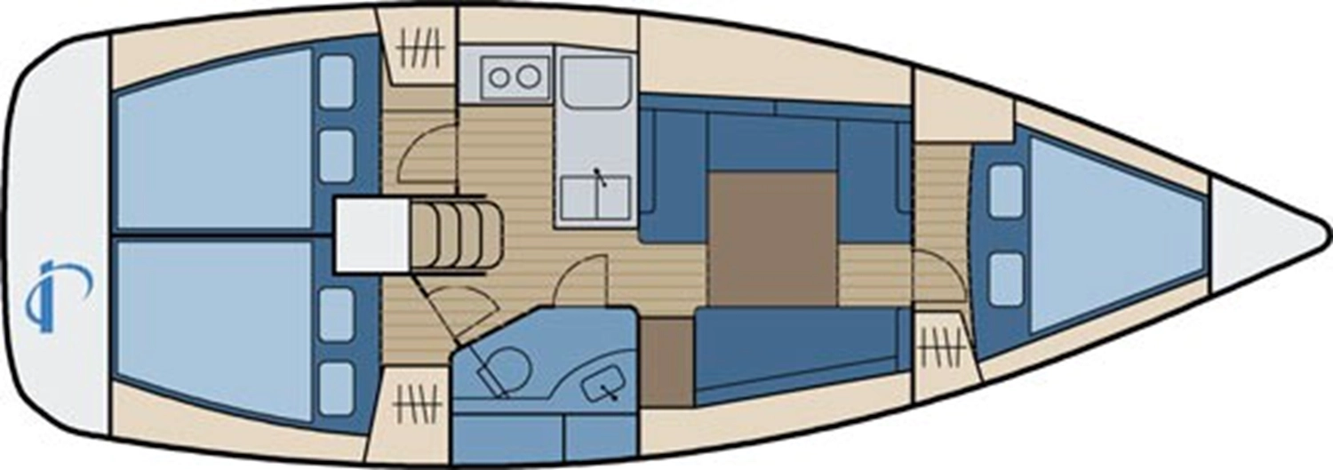 Yacht karte von Yachtschule Fehmarn