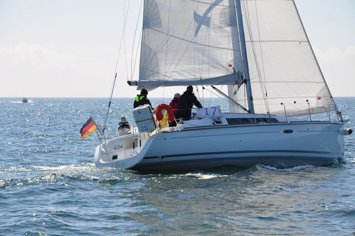 Yacht von innen von Yachtschule Fehmarn